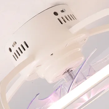 Bluetooth lampas smart griestu ventilators lampas ar gaismas tālvadības gaismas griestu 50cm ar APP kontroles guļamistaba dekori jaunas