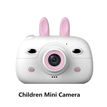 Bērniem Mini Kamera, 2,4 collu Ekrāna 18MP Priekšā, Aizmugurē Dual Kameras Bērniem Video Kameras Digitālās Foto Kameras Labākā dāvana Bērnam