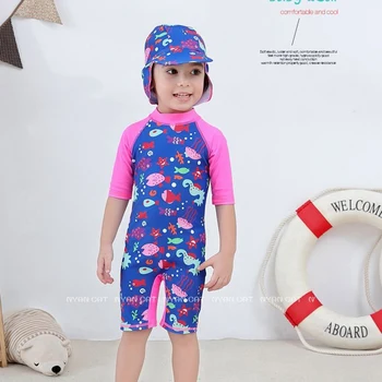 Bērnu Unisex Peldbikses Modes Bērni Zēni Meitenes Peldēšana Peldvietu Peldkostīms, Sauļošanās Jauno Vasaras Peldēšanās Peldkostīms 2-7T Peldkostīmu