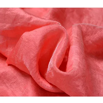 CF489 1m Jauno Cieto Spilgti Rozā Tencel Veļas Viskozes Zīda Satīna Auduma Sieviešu Modes Apģērbu Audumi DIY Materiāliem