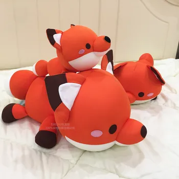 Candice guo gudrs plīša rotaļlieta jauki karikatūra dzīvnieku papa fox soft lelle Nanodaļiņu spilvenu dzimšanas diena Ziemassvētku dāvanu 1gab.