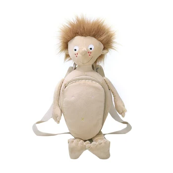 Candice guo plīša rotaļlieta pildījumu lelle karikatūra zēns ķermeņa skeleta modelis, mugursoma, pleca soma, skolas pakete radošo bērnu dāvanu 1gab.