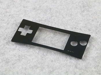 ChengChengDianWan Black Skaida Priekšā Shell Faceplate Lietu Vāku Nintendo game boy Micro GBM Priekšējā Paneļa