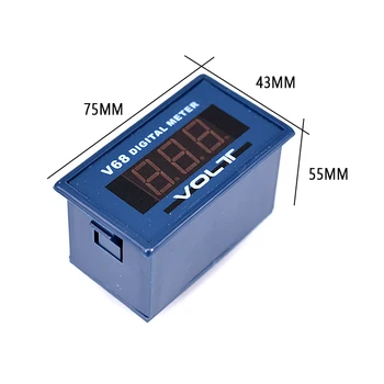 Ciparu displejs 220V AC voltmetrs AC0-500v 380v digitālo skaitītāju saderīgs ar 85L17