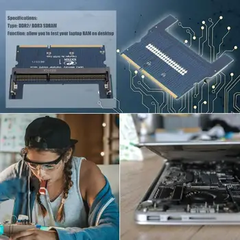 DDR2/DDR3 Klēpjdators, LAI DIMM, lai DIMM Adaptera Atmiņa RAM Adaptera Karti, DDR2/ DDR3 SDRAM Adapteri Datoru Sastāvdaļas