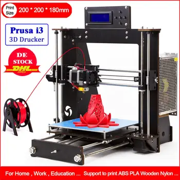 DE Akciju 3D Printeri DIY i3 Upgradest Augstas Precizitātes Reprap Prusa 3d Drucker Strāvas zuduma Atsāktu Drukāšanu