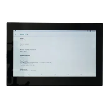 DH logo VTH5341G-W, PoE(802.3 af) Android 10-collu iekštelpu digitālo monitoru, Video Domofons monitors,vadu durvju monitors