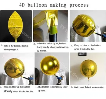 DIY Pasaules gaisa Balonu Arkas Vainags Komplekts 4D Skaida Zelta Melns Lateksa Baloni Piederumi Jauno Gadu Baby Dušas Kāzu Dekori