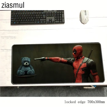 Deadpool padmouse 700x300x2mm pad peli, notbook datora peles paliktnis Jaunas ielidošanas spēļu pele spilventiņu spēlētājs, lai portatīvo datoru peles paklāji