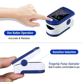 Digitālā Asins Skābekļa Sensors Pirkstu Pulsa oksimetru Pirkstu Klipu Sirds ritma Monitors Pulsa Ātrumu Mērījumu Oximetro Mājas Sporta