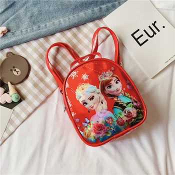 Disney princess bērniem, multiplikācijas filmu skolas soma meitene Saldēti Elsa mugursoma, pleca soma, sofija bērnudārza somas