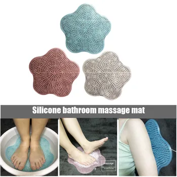Dušas Kāju Atpakaļ Massager Mat Skruberi Cleaner Bathroom Bez Slīdēšanas Spilvenu ar piesūcekni OCT998