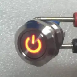 ELEWIND 12mm illumianted varas simbols spiedpogu slēdzi (PM121F-10DT/J/R/12V/S)