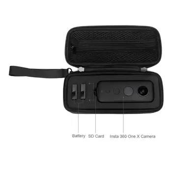 EVA Uzglabāšanas Soma Aizsardzības Gadījumā, Kameras Glabāšanas Kaste Insta360 One X USB Kabeļi Kameru Piederumi