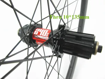 FSC50TM-25CX Cyclocross 25W*50D oglekļa riteņiem Disku bremzes ceļu cauruļveida riteņpāru 28H oglekļa velosipēdu riteņiem ar roku veidot Farsports diski