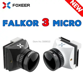 Foxeer FALKOR MIKRO V3 1200TVL FPV Kameru 1,8 mm Objektīvs GWDR OSD Visu laika Mikro Kamera PAL/NTSC Ieslēdzamas par FPV RC Dūkoņa