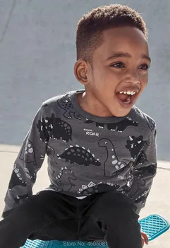 Frotē Kokvilnas Sweatershirt Hoodies Tops Zīmolu Bērniem, Baby Boy Apģērbs t-krekls ar Multfilmas Bērniem Blūze Zīdaiņu Zēnu Džemperis 1-7Y