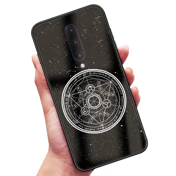 Fullmetal Alchemist Edvards Alphonse Par OnePlus 5 5T 6 6T 7 7T Pro Mīksta silikona rūdīta stikla gluda telefonu gadījumā vāks apvalks