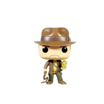 Funko POP Indiana Jones #199 Raiders no Lost Ark 10cm PVC Darbības Rādītāji Kolekciju Modelis Rotaļlietas Dzimšanas dienas Dāvanas Karstā Rotaļlietas