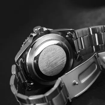GONEWA Zīmoliem Ūdensizturīgs Vīriešiem Luksusa Uzņēmējdarbības Modes Diena Militārās Sporta Nerūsējošā Tērauda Analog Kvarca Rokas pulksteņi pulkstenis