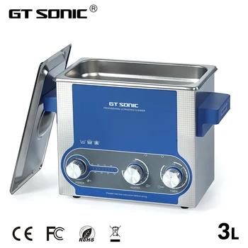 GTSONIC Ultraskaņas Tīrītājs Vannas 3L Jaudas Regulēšana 30-100W Rotaslietas, Gredzens, Pulksteņi, Glāzes, Manikīrs Protezēšana Kaklarota Instrumentu Detaļas