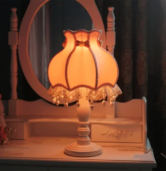 Galda Lampas Modernās Led Auduma Lampu Toņu, par viesistaba, Guļamistaba, Rakstāmgalds, Apgaismes Ķermeņi Princese Kāzu Gaismas Mājas Dekoru E27
