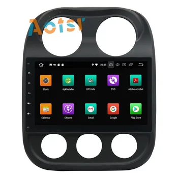 IPS Ekrāns, Android 8.0 Auto multimedia player galvas vienības Jeep Compass GPS Navigācija radio auto stereo 4+32G ne dvd