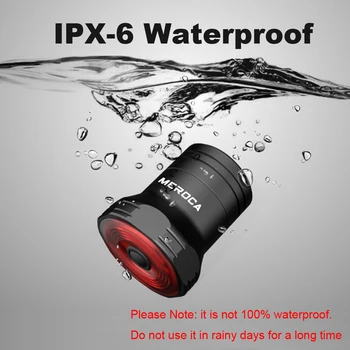 IPX6 Ūdensnecaurlaidīgs Velo Aizmugures Gaismas Smart Auto Bremžu Sensors Velosipēdu Astes Gaismas USB Chargable VADĪJA Velosipēdu Taillight MTB Piederumi