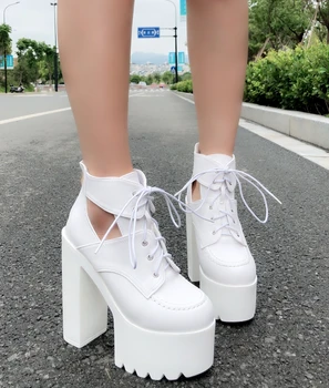 Ir 2021. Rudens Jauni Sieviešu Zābaki korejas Sexy 14 Cm Skatuves Mēles Augstiem Papēžiem Super Augstu Papēdi Vienu Zābaki