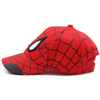 Izšuvumi Bērnu Beisbola cepure Spider Man Saules Cepure Acs Karikatūra Regulējams Hip-hop Caps Elpojošs Vasaras Āra Bērnu Cepures