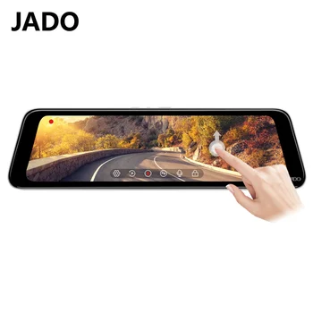 JADO G830 Auto Dash Kameru, Dubultā ierakstīt HD Nakts Redzamības videokameru, Auto Kamera 10 Collu Auto Dvrs 1296P IPS Ekrānu Ieraksti