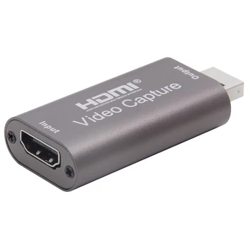 JAUNS Mini HD 1080P 60fps HDMI, USB Video Capture Karte, Spēles Ieraksts Rūtiņu Datoru Youtube OBS Utt. Tiešraide Raidījums
