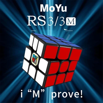 Jaunu MoYu RS3 RS3M 3x3x3 Magnētiskais Kubs Puzzle Profesionālās rs3 3x3 rs3 M Konkurences Izglītības Mazulis Rotaļlietas cubo magico