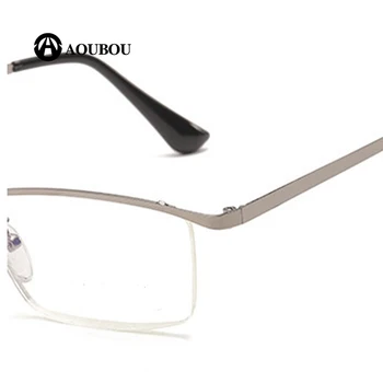 Jaunā stila lasīšanas brilles vīriešiem anti zilā gaisma brilles-par-lasījumā pusi kadra briļļu dioptrijas metāla brilles + 1 vīrietis sieviete
