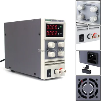 KPS305DF 0-30V/0-5A 110V-230V 0.1 V/0.001 ES LED Digitālā Regulēšana Slēdzis DC Barošanas mA Displejs