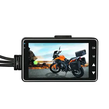 KY-MT18 Motociklu Kameras DVR Mehānisko Dash Cam ar Īpašām Divējādu Priekšā, Aizmugurē Ieraksti Motociklu Elektronikas