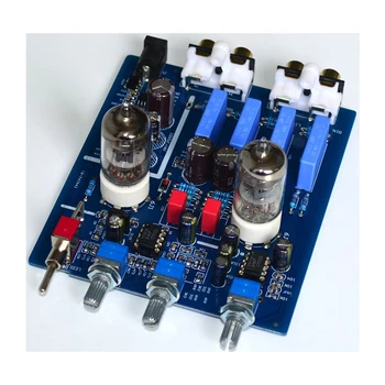 KYYSLB Drudzis HIFI žults preamp 6J1 caurule ar augstas un zemas skaņas regulēšana HIFI audio pastiprinātāju preamplifier