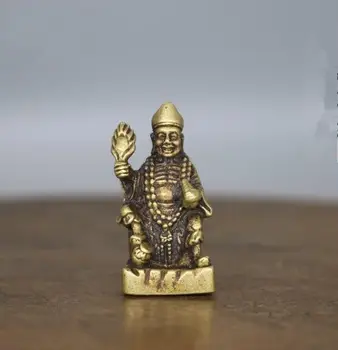 Kolekcija archaize misiņa Budisms Jigong Budas maza statuja