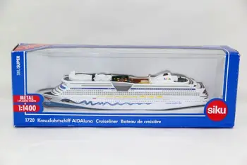 Kolekcionējamus 1:1400 Siku Aīda Cruiser Cruiseliner Miniatūra Reprodukcija Civilo/transporta Kuģis Aida Laivu Battleship Modelis Bērniem