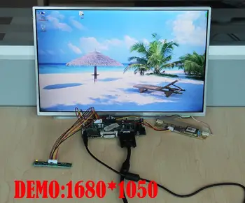 Komplekts LM201W01 30pin 1680×1050 6 lampas LVDS VGA Signālu Kontrolieris valdes Ekrāna Vadītāja Displeja Panelis, DVI, HDMI