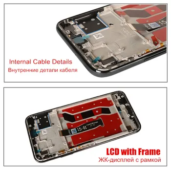 LCD Huawei P40 Lite JNY-LX1 Attēlot Oriģinālu LCD ar Rāmi, Pieskarieties Ekrāna Nomaiņa uz P40 P 40 Lite LCD Displejs Pārbaudīta