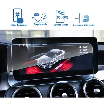LFOTPP Auto Multimediju Sistēmu Screen Protector For C-CLASS W205 10.25 Collas 2018 Ekrānu Auto Interjera Aizsardzības Uzlīme