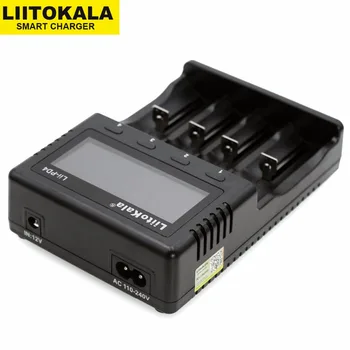 LiitoKala Lii-PD4 Lii-PL4 akumulatora lādētāju 18650 26650 21700 18350 AA AAA 3,7 V/3.2 V/1.2 V/1,5 V litija, NiMH akumulatoru lādētāju