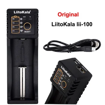 Liitokala Lii-100 1.2 V 3,7 V 3.2 V 3.85 V AA /AAA 18650 18350 26650 10440 14500 16340 25500 Universālā Uzlādējamo Akumulatoru Lādētāju