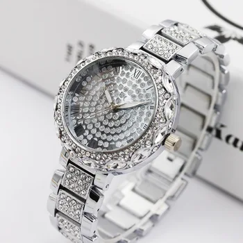 Luksusa Zīmolu Diamond Rose Gold Sieviešu pulkstenis Kvarca rokas pulksteņi Modes Dāmas Rokassprādzi, Pulksteni Skatīties Relogio Feminino 2020. Gadam Pulkstenis