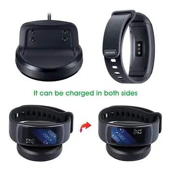 Lādētājs Rīku uzstādīt 2, Nomaiņa USB Uzlādes Kabelis priekš Samsung Rīku Fit2 Pro SM-R365/ zvejas Rīku Fit2 SM-R360