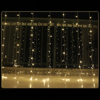 Lāsteku String Gaismas 3x1/3x3/6x3m LED Ziemassvētku Pasaku Gaismas Vainags Āra Mājās, Lai Kāzas/Party/Aizkaru/Dārza Dekorēšanai