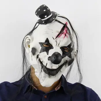 MISSKY Cosplay Masku Halloween Maskas Sievietēm Unisex Biedējošu Velns Klauns Maska, Lateksa Kostīmu Galvas Masku Halloween Puse Prop san0