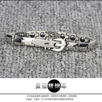 Magnēts veselības vīriešu rokassprādze Japāna un Dienvidkoreja versija personības aproce titāna tērauda studentu jostas poga jewelr