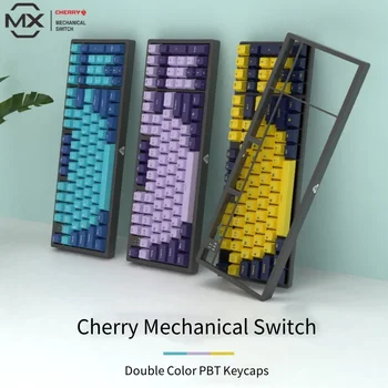 Mehāniskā Tastatūra Spēlētājs 96 PBT Atslēgas Spēļu Tastatūra Cherry MX Zils/Melns/Brūns/Sarkans Slēdzis, USB Vadu DIY Keyboad PC/Laptop